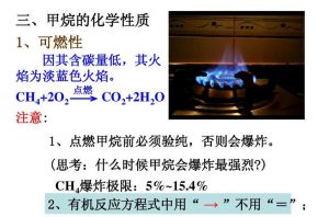 甲烷燃燒 甲烷燃燒